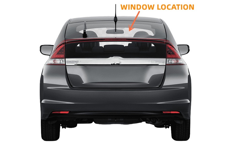 Heated Back Liftgate Rear Window Glass For 2012-2014 Honda Insight 4DR ...