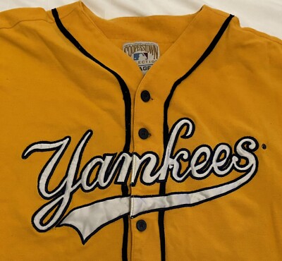 Mirage NEW YORK YANKEES ベースボールシャツ イエロー