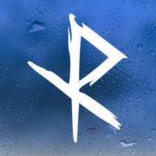 Safe Travels Vinyl Decal V2 Viking Rune Norse Symbol Bindrune Die Cut Sticker