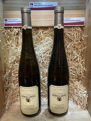 2 Fl. Marcel Deiss Pinot Gris Bergheim 1998 mit 12,5%voll. und 0,75ltr.