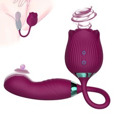 10 speed for Rose Female Anniversary Female Birthday Gift Massage Tongue Licking