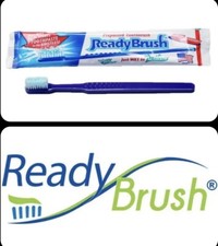 ReadyBrush 20 Pcs Prepasted Individually Wrapped  Sealed Reusable Toothbrush