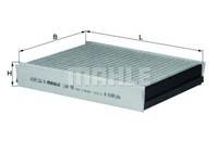 Knecht Mahle Innenraumfilter Pollenfilter Aktivkohlefilter Mercedes LAK 98