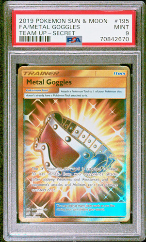 Metal Goggles graded PSA 9 for sale on eBay