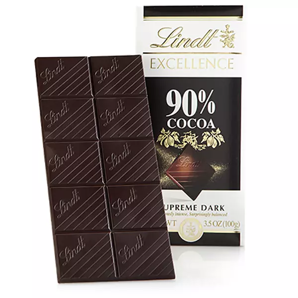 Lindt 90 Cocoa Dark Chocolate EXCELLENCE Bar 3.5 oz eBay