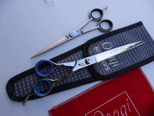 Japanese Steel_TOP Pet 10",9" DOWNWARD & UPWARD CURVED Scissors dog/cat grooming - Picture 18 of 49