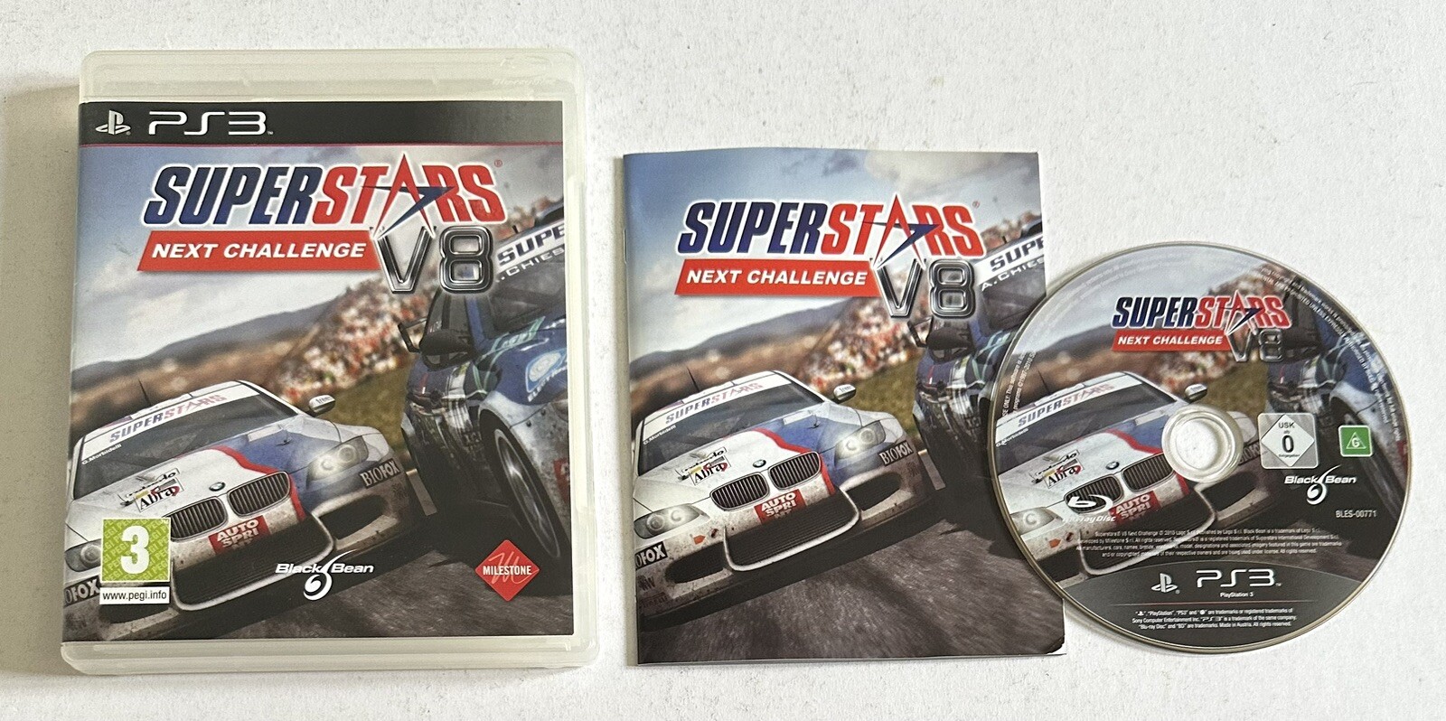 Superstars V8 Racing Next Challenge Sony PlayStation 3 PS3 Complete PAL