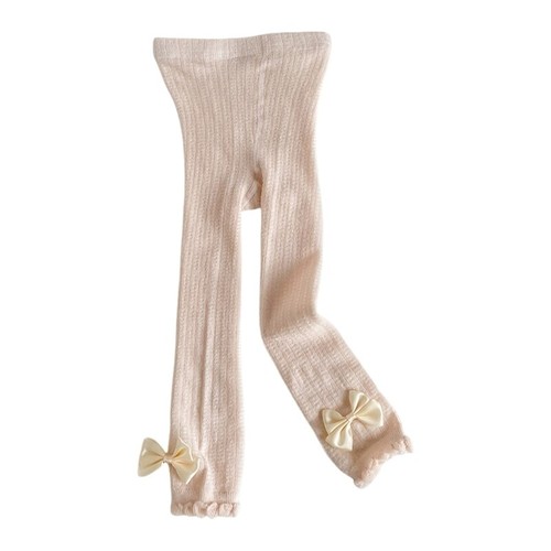 Cotton Leggings for Little Girls Lightweight Stretchy Design Baby Tights Soft - Picture 17 of 27