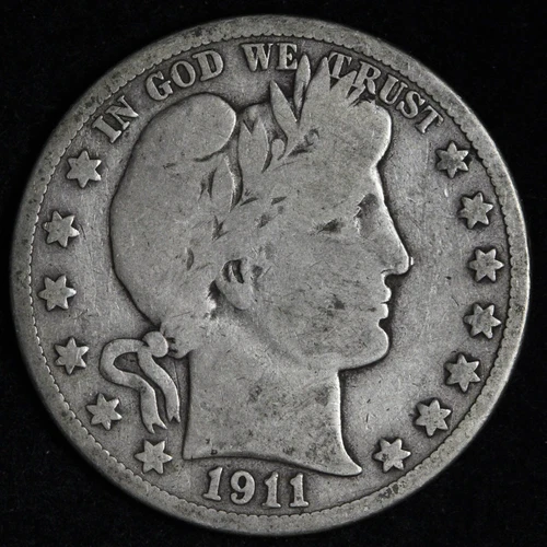 1911-D Barber Half Dollar — photo from another recent sale