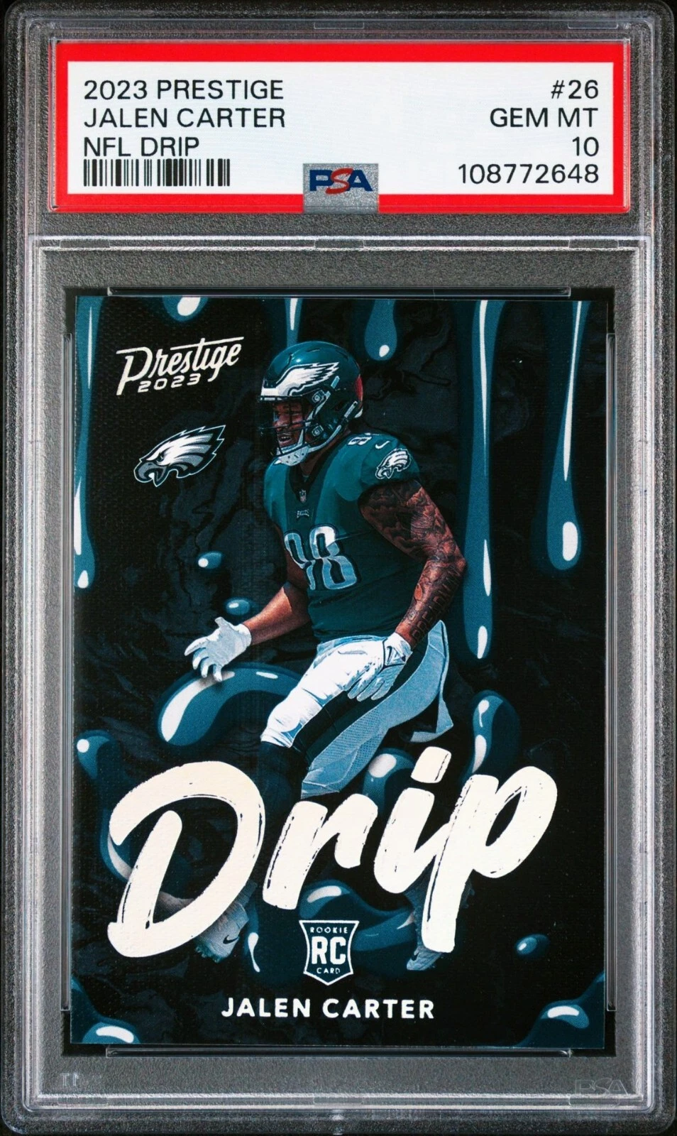 Jalen Carter Panini Prestige NFL Drip #26 Base