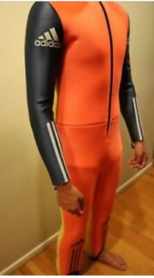 Ski Jump Jumping Neoprene Suit Meininger Adidas TMK Olympic Suit jumpsuit  skiing