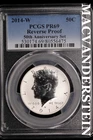 2014-W Kennedy Half Dollar-PCGS PR69 DCAM Rev Proof Silver 50th Anniv Set#SLM632