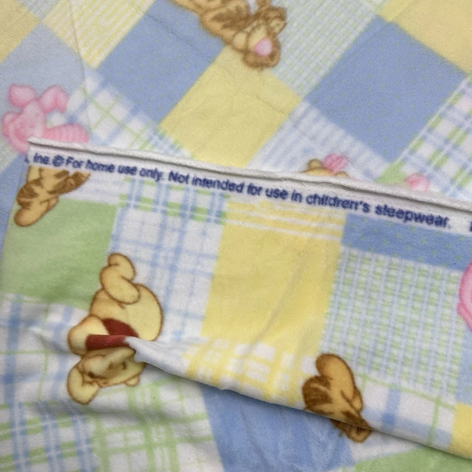 Disney Baby Winnie the Pooh Fleece Fabric 3 Yds x 60” Springs Vintage 2005 - Image 2 of 4
