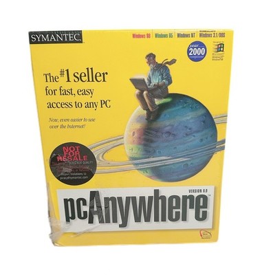   Symantec pcAnywhere 9.0 SEALED Vintage Remote Access Software NOS