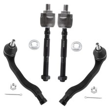 Set of 4 Front Inner Outer Tie Rod Ends Fits for Acura Integra 1998 1999