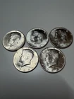 Lot of 5 Kennedy Half Dollars 1964 BU 90% Silver Uncirculated