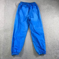 Pantalones cortavientos vintage LL Bean Goretex para mujer S azul nailon 71341