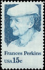 US Scott # 1821, Frances Perkins, 1980 15¢ Stamp, MNH