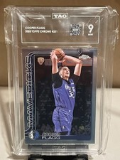 Cooper Flagg RC TAG 9 MINT 2025 Topps Chrome Base #251