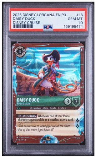 Daisy Duck - Pirate Captain graded PSA 10 for sale on eBay