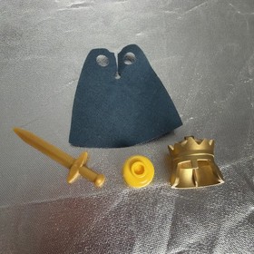 Lion King 70404 Castle Kingdoms LEGO&reg; Minifigure Figure Head Crown Cape Sword