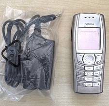 NOKIA 6610i HANDY RM-37 Silber Accu Neu Volle Funktion Händler Garantie Komplett