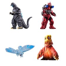Godziburst Imagination Set of 4 Godzilla Kiryu Mothra Hedorah 2025 NEW Japan