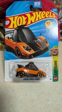 Hot Wheels Pagani Zonda Cinque #26/250 Orange and Black