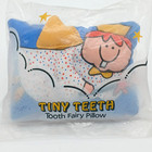 1990 Avon Tooth Fairy Fabric Pillow with Tooth Pocket Tale on Back 5" x 4" New