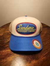 Sendero Provisions Co.Country Store Adjustable Snapback Hat White/Blue -One Size