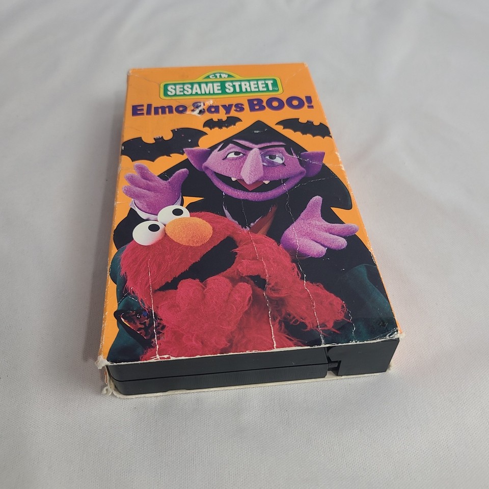 Sesame Street “Elmo Says Boo” VHS 1997 Halloween Children's Movie | eBay