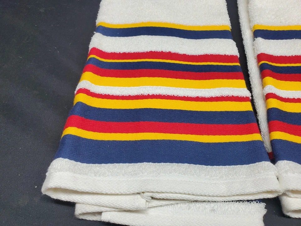 "3 toallas de cocina Martha Stewart 100 % algodón XL 30""x15,5"" - rayas" Foto 2 de 4