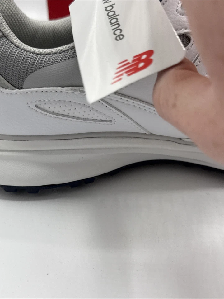 Zapatos de golf New Balance Heritage para hombre talla 10,5 blancos grises picos Foto 4 de 4