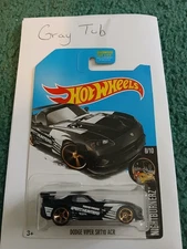 NEW 2017 HOT WHEELS BLACK DODGE VIPER SRT10 ACR!!!!!!