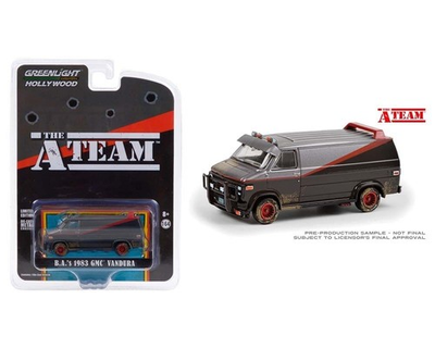 #ad #ad Greenlight 1:64 Hollywood The A Team B.A.#x27;s 1983 GMC Vandura Weathered Version $17.98