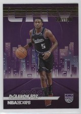 2022-23 Panini NBA Hoops City Edition Holo De'Aaron Fox #20 0a3