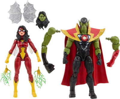 Legends Series Skrull Queen and Super-Skrull, Avengers 60Th Anniversary Collecti
