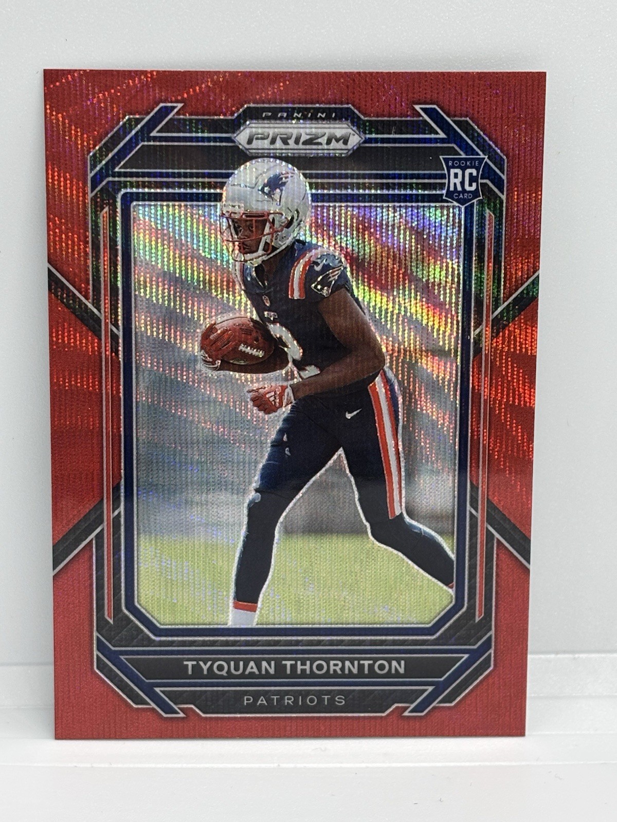 2022 Panini Prizm Rookies Red Wave Prizm /149 Tyquan Thornton #328 Rookie RC