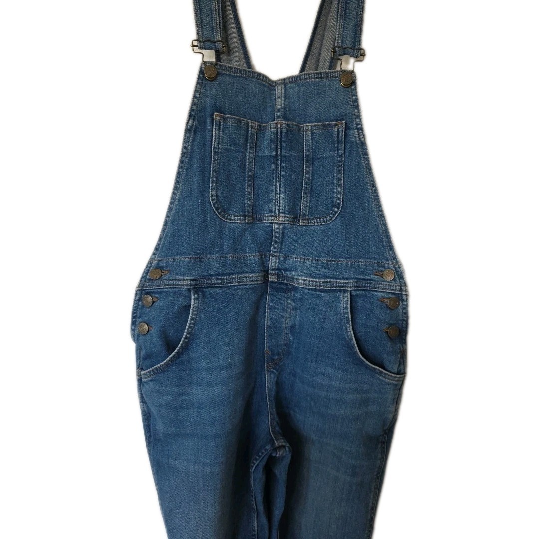 Fat Face UK Eco Denim Lewes Dungaree Size 8