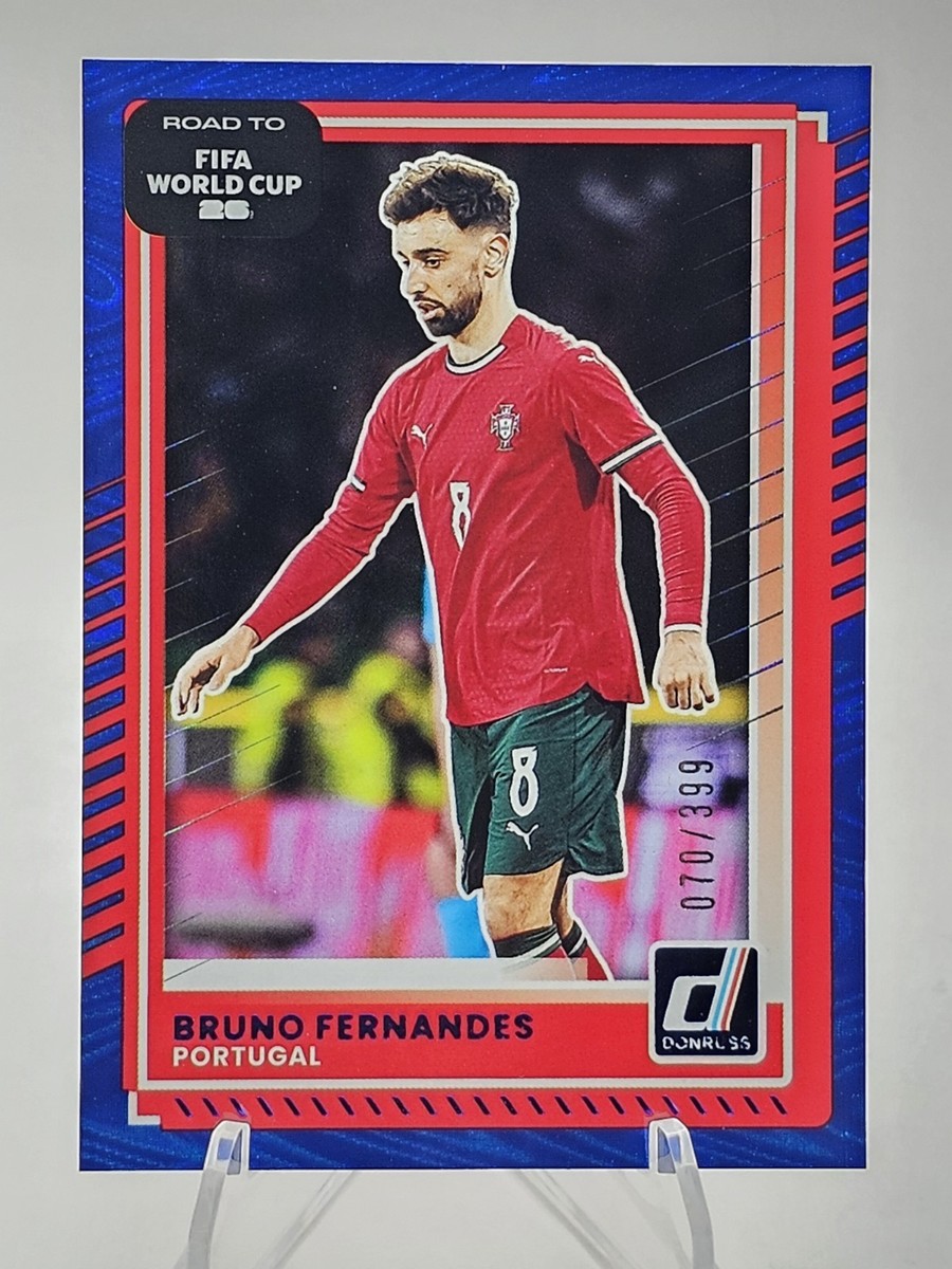 2025-26 Donruss Road To FIFA World Cup Bruno Fernandes #90 Blue