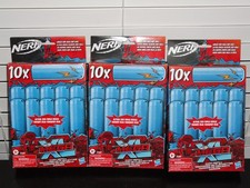 HASBRO 2021 NERF MEGA XL LOT OF 3 REFILL PACKS-10 DARTS PER PACK  TORN PACKAGE 