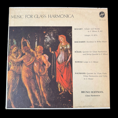 Bruno Hoffmann Music For Glass Harmonica LP Vinyl Record Album STPL 516.370