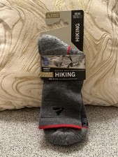Cabot  Sons Men  s Gray Merino Wool Hiking Socks Shoe Size 9-12