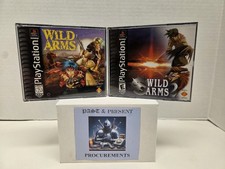 Wild Arms & Wild Arms 2: 2 Game PS1 RPG Lot (Sony PlayStation 1) Both Complete