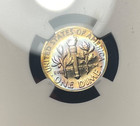 (#101719) Roosevelt Dime:  1971 S  NGC PF 67  Rainbow toning!      (see video!) — photo 2