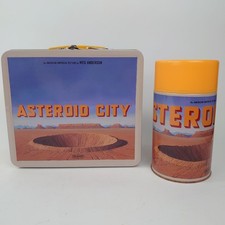 Wes Anderson Asteroid City Tin Lunchbox & Thermos from Alamo Drafthouse