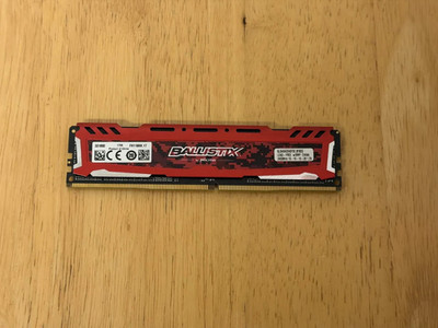 Crucial Ballistix Sport 4GB DDR4 2400MHz Desktop RAM   Single Stick