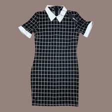 Women's NWT Dress Wednesday Adams Preppy Academia