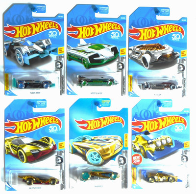 Hot Wheels- Flash Drive/Speed Slayer/X-Stream/Blitzspeeder/Pharodox/Rising Heat.