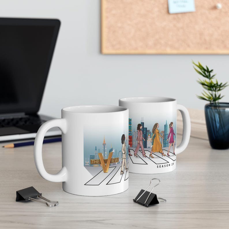 The View 2025 Season 29 Coffee Mug TV Talk Show Fan Cup Accent Mug